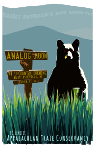 Analog Moon will be performing at UpCountry Brewing to benefit Appalachian Trail Conservancy